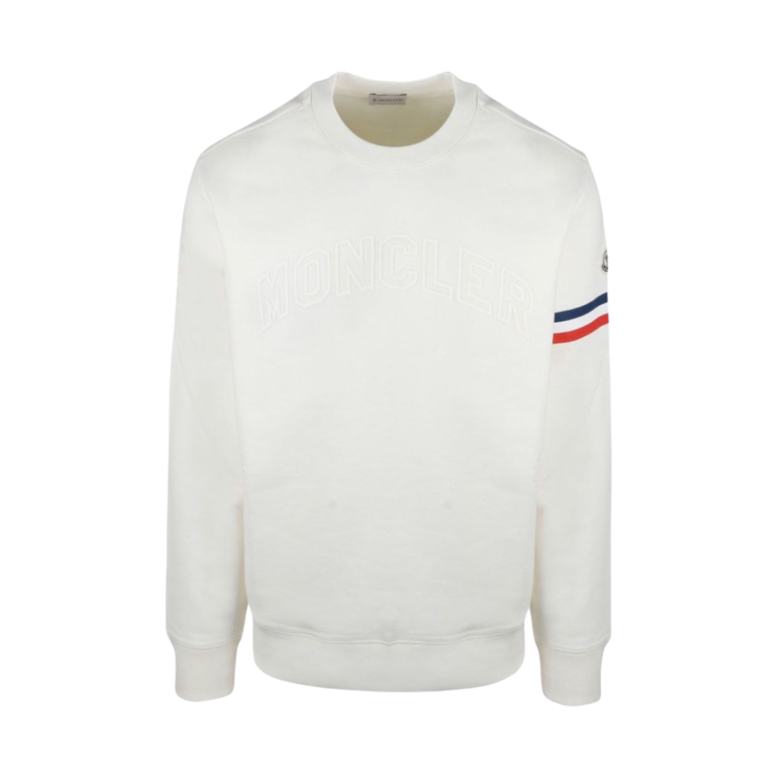 몽클레르 로고 스웨트셔츠 오프 화이트 - 23SS(Moncler Logo Sweatshirt Off White - 23SS) - 1