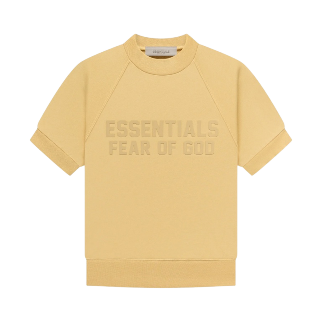 (키즈) 에센셜 숏슬리브 테리 스웨트셔츠 라이트 투스칸 - 23SS((Kids) Essentials SS Terry Sweatshirt Light Tuscan - 23SS) - 1