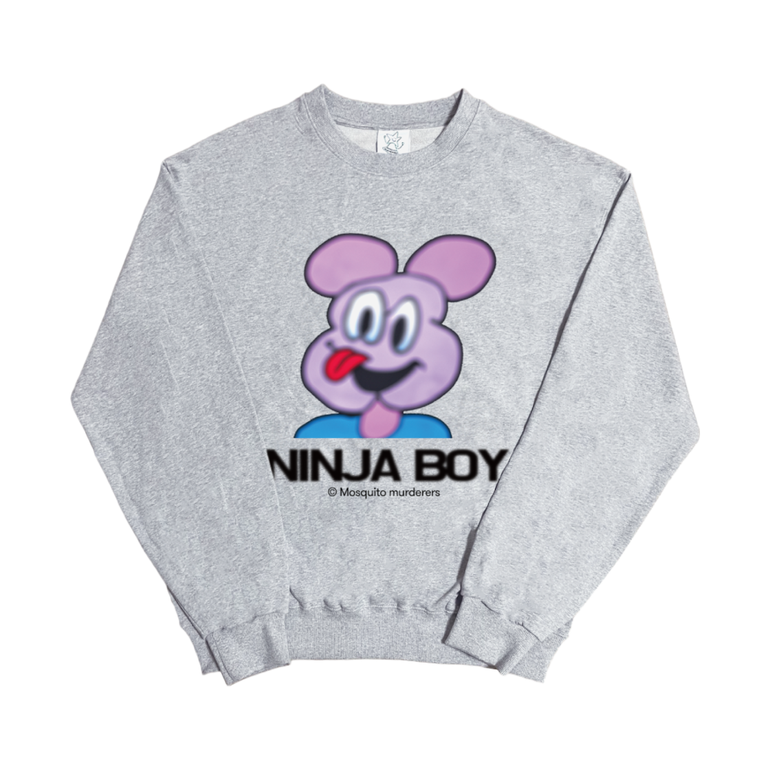 모스키토 머더러스 닌자 보이 라이트 스웨트셔츠 그레이(Mosquito Murderers Ninja Boy Light Sweatshirt Gray) - 1