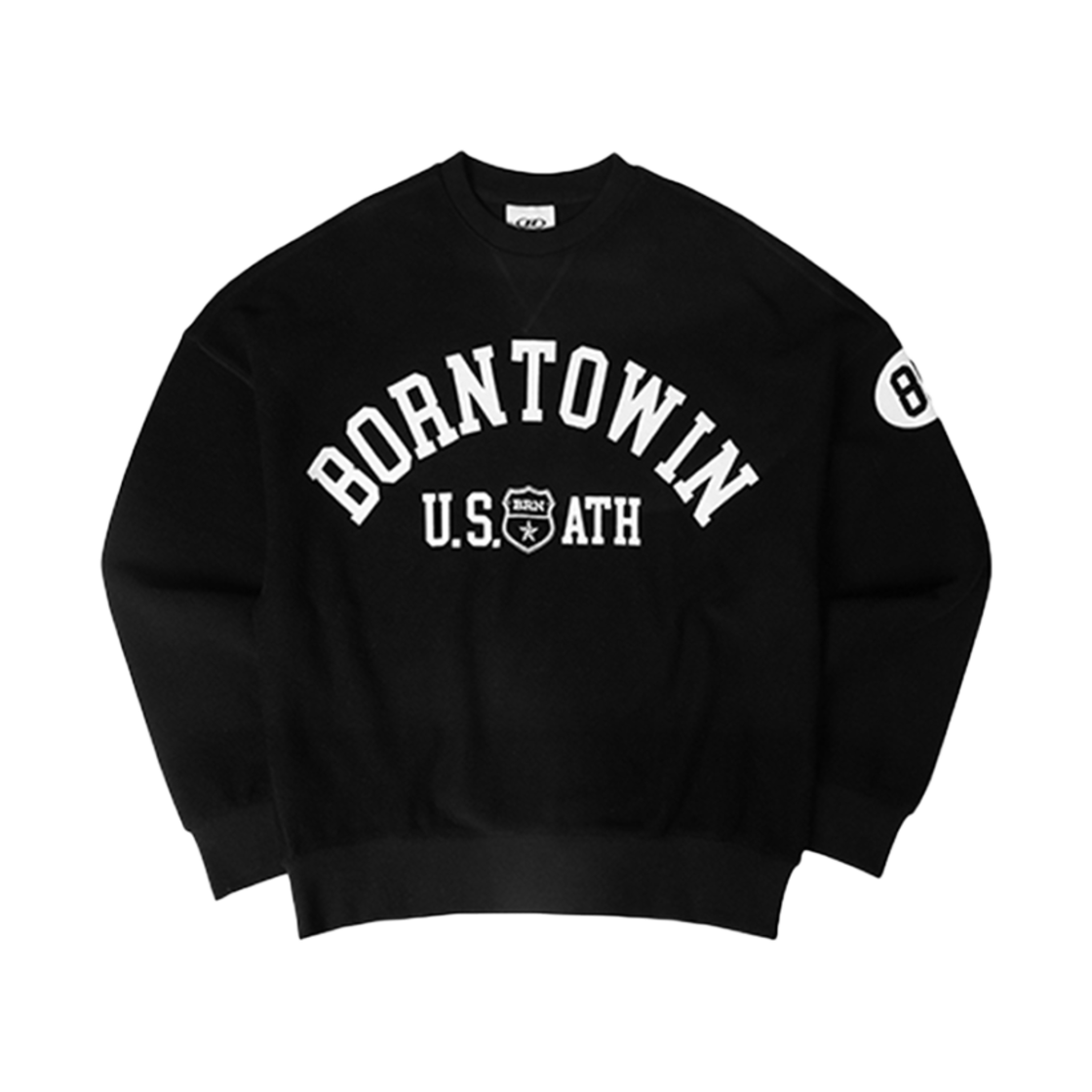 본투윈 85 리버스 스웻셔츠 블랙