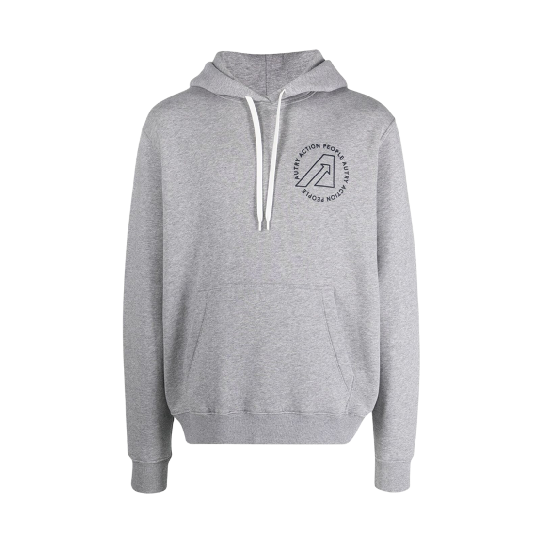 오트리 아이코닉 자수 후드 그레이(Autry Iconic Embroidery Hoodie Grey)