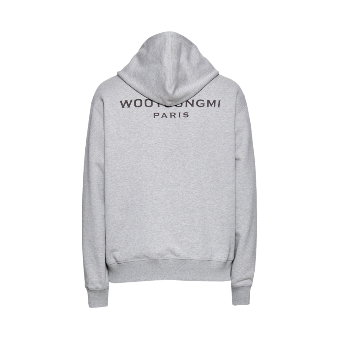 W233TS37713G Wooyoungmi Back Logo Hoodie Grey - 23FW