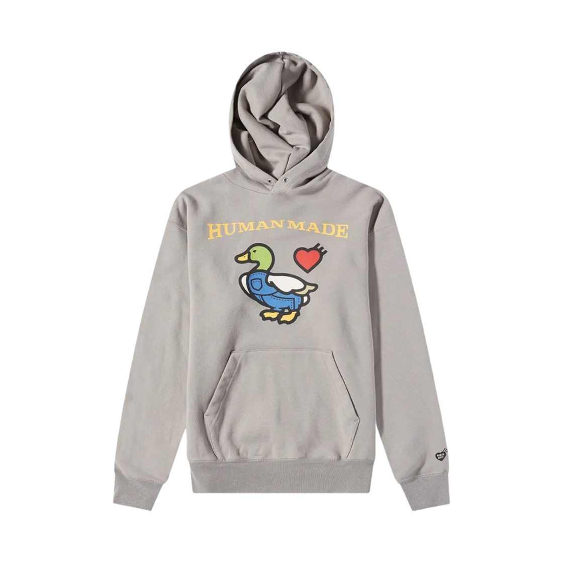 휴먼 메이드 덕 로고 후드 그레이(Human Made Duck Logo Hoodie Gray) - 1