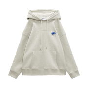 Zara x Ader Error Embroidery Hooded Sweatshirt Grey