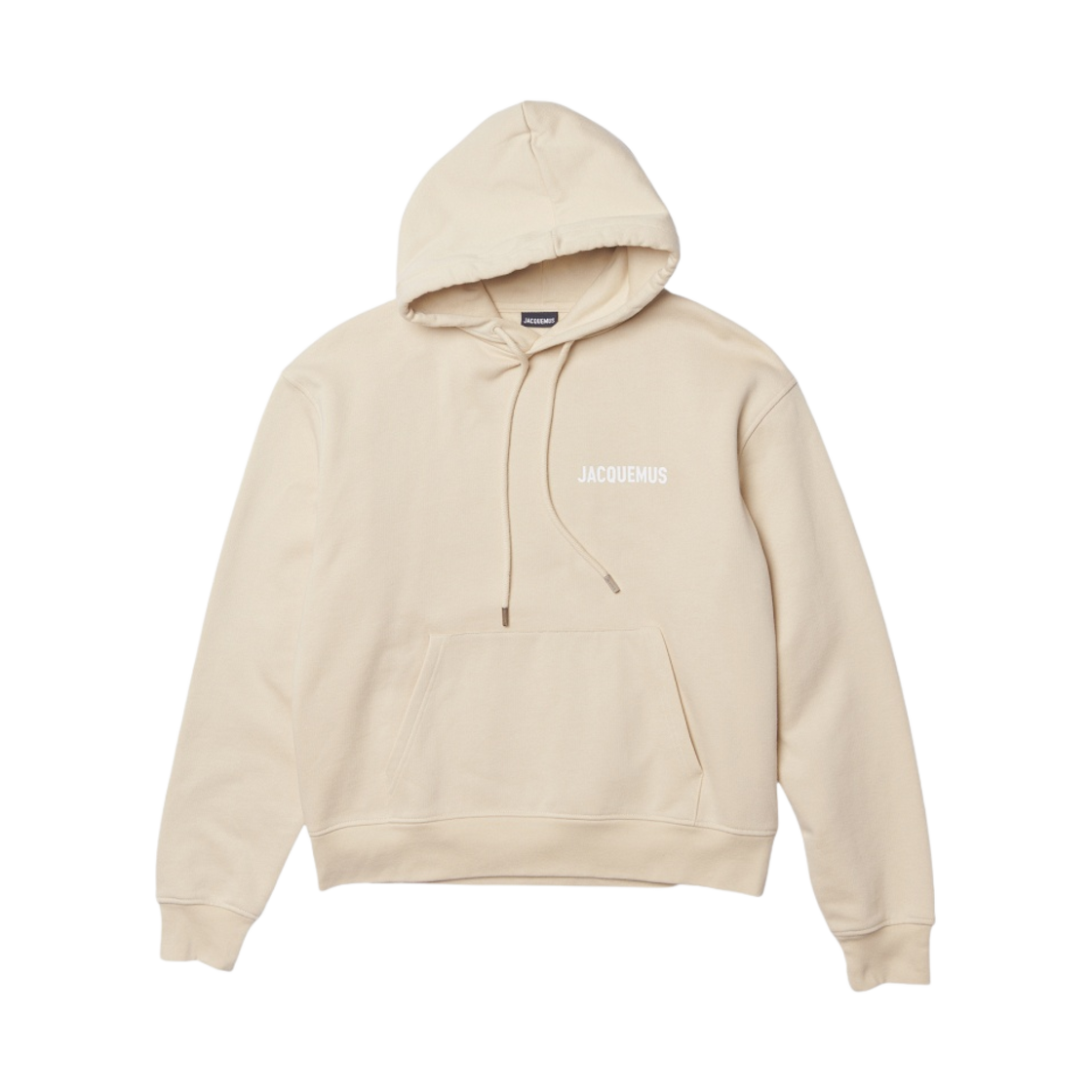 자크뮈스 르 스웨트셔츠 프린티드 로고 후드 라이트 베이지(Jacquemus Le Sweatshirt Printed Logo Hoodie Light Beige)