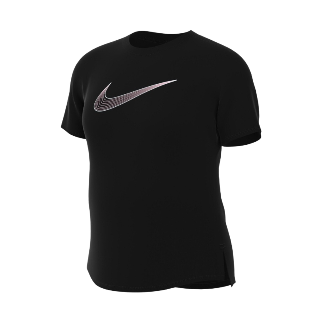 (키즈) 나이키 원 드라이핏 숏슬리브 트레이닝 탑 블랙((Kids) Nike One Dri-Fit Short Sleeve Training Top Black) - 1