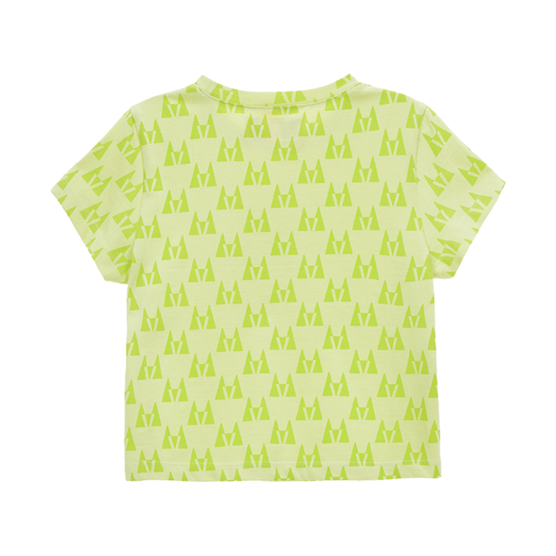 (W) 마뗑킴 로고 홀 프린트 크롭 탑 그린((W) Matin Kim Logo Whole Print Crop Top Green) - 2