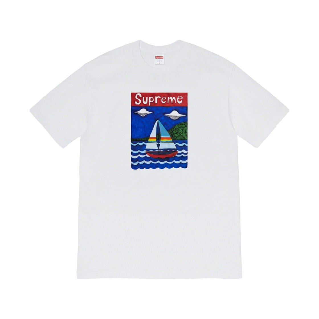 슈프림 세일보트 티셔츠 화이트 - 20SS