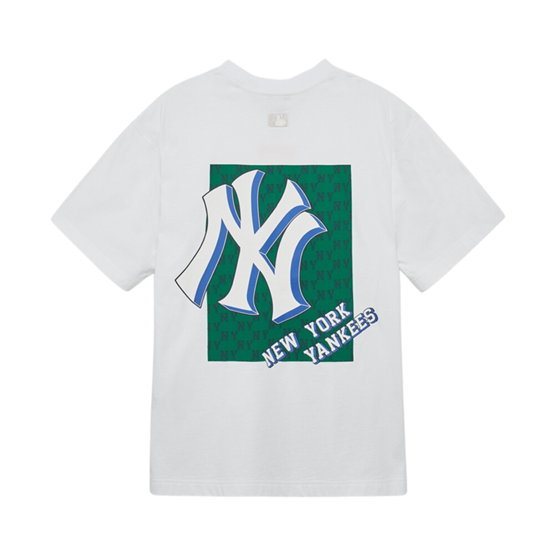 MLB 모노티브 숏 슬리브 뉴욕 양키즈 화이트(MLB Monotive Short Sleeve New York Yankees White)