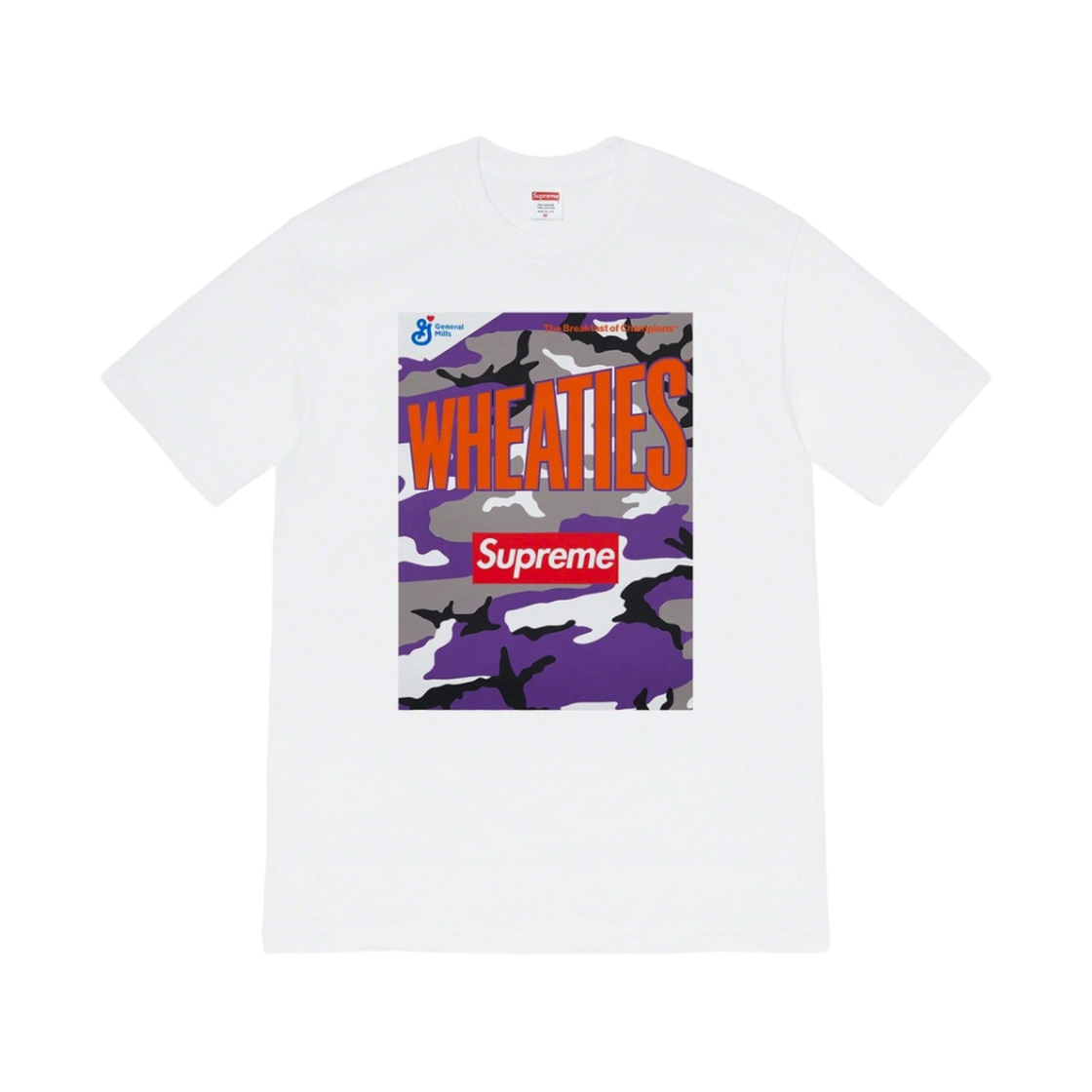 슈프림 위티스 티셔츠 화이트 - 21SS(Supreme Wheaties T-Shirt White - 21SS) - 1