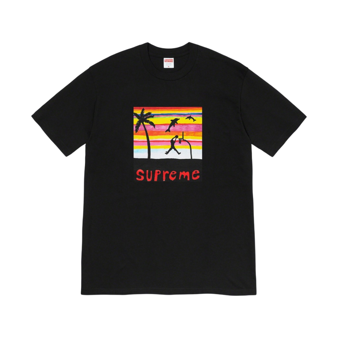 슈프림 덩크 티셔츠 블랙 - 21SS(Supreme Dunk T-Shirt Black - 21SS)