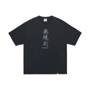 NOMANUAL N.R T-Shirt Washed Black