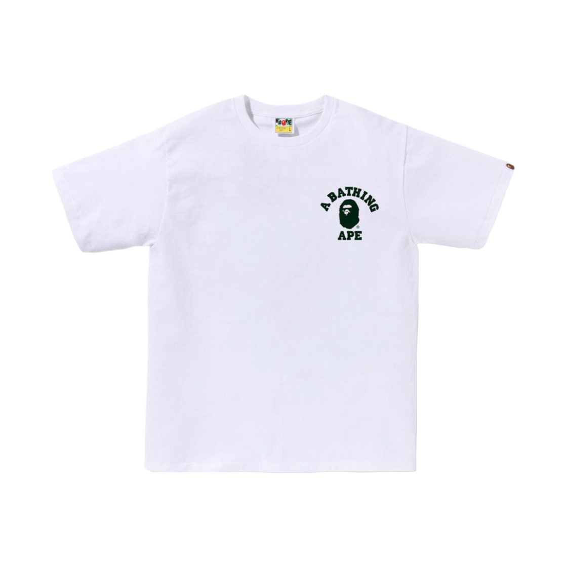 베이프 ABC 카모 컬리지 ATS 티셔츠 화이트 그린(BAPE ABC Camo College ATS T-Shirt White Green) - 2