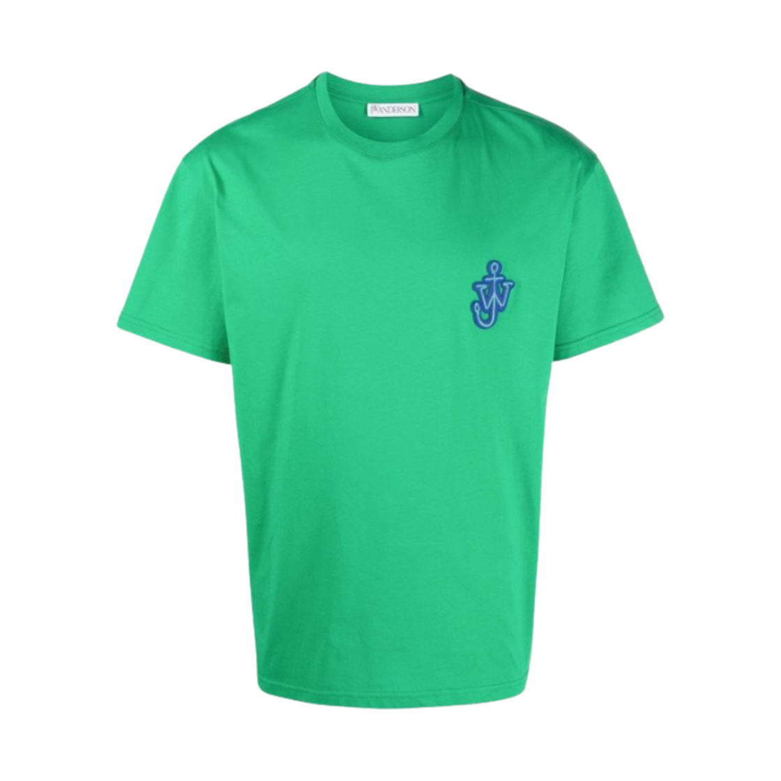 JT0061PG0772500 JW Anderson Anchor Patch T-Shirt Green