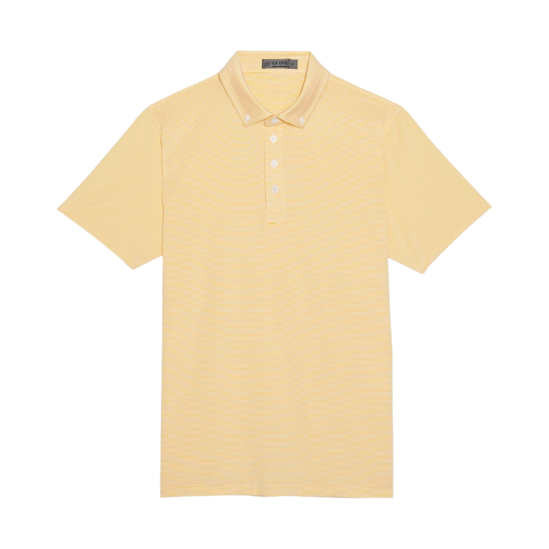 G4MS23K000 G/Fore Feeder Stripe Tech Jersey Slim Fit Polo Fly Yellow