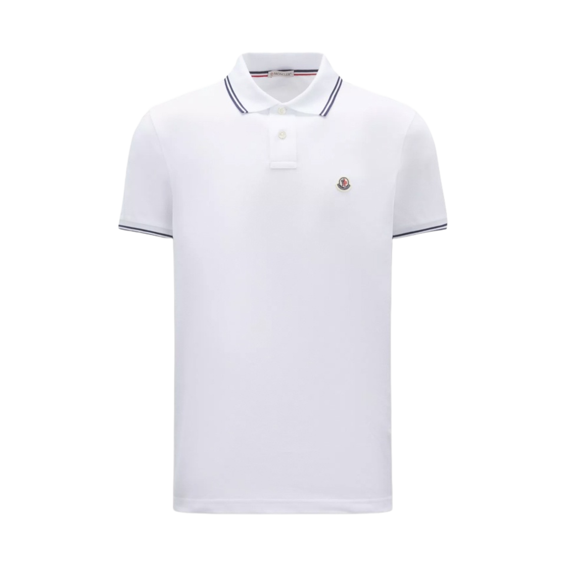 I1-091-8A00006-84556-001 Moncler Logo Polo Shirt Optic White - 23SS