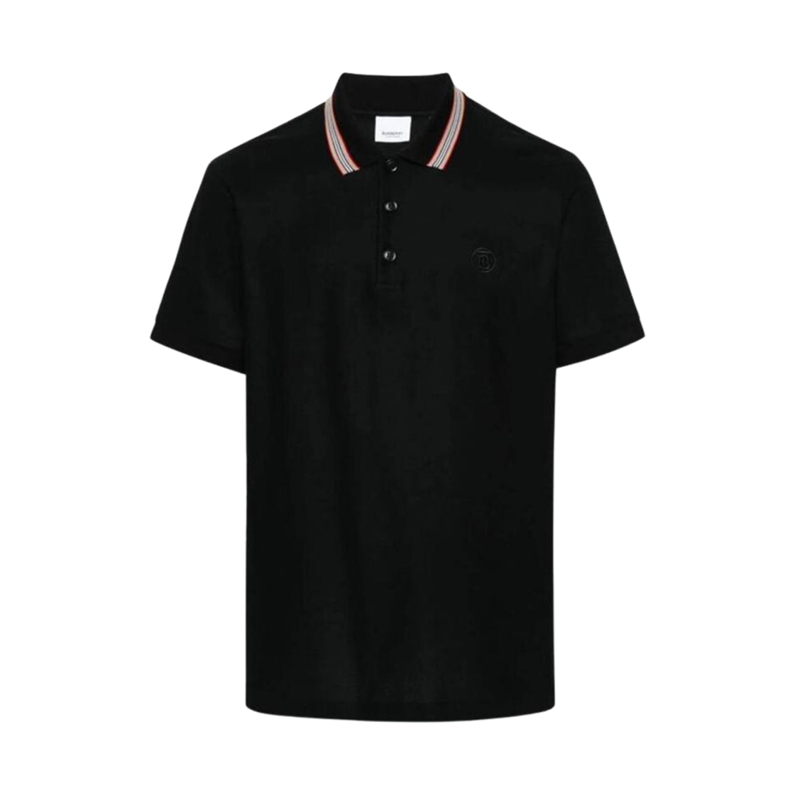 8084017 Burberry Pierson Polo Shirt Black