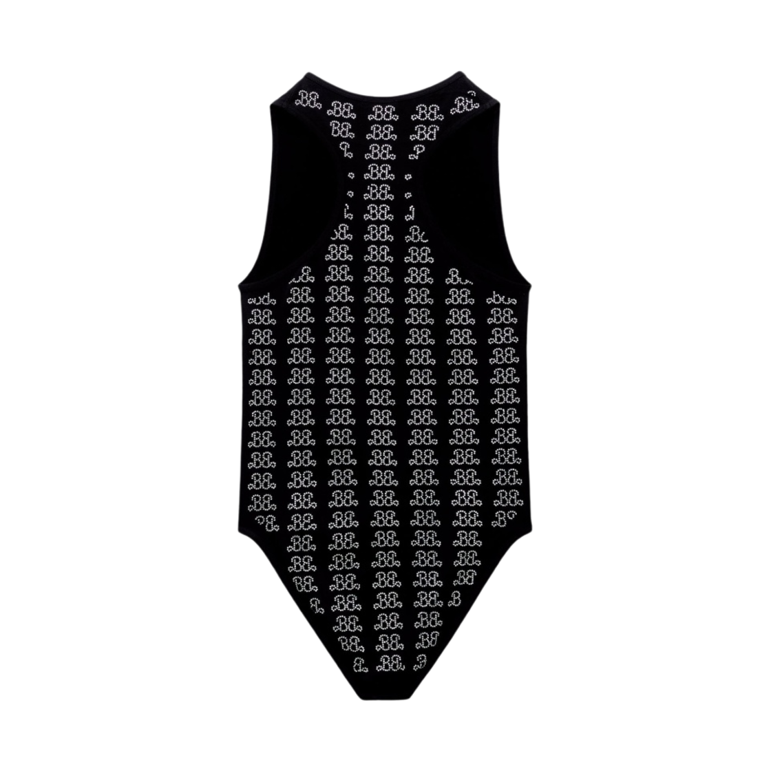 (W) 자라 x 바비 매텔 라인스톤 바디수트 블랙((W) Zara x Barbie Mattel Rhinestone Bodysuit Black) - 2
