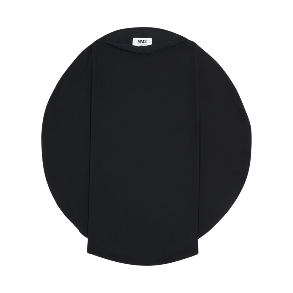 (W) MM6 메종 마르지엘라 슬리브리스 탑 블랙((W) MM6 Maison Margiela Sleeveless Top Black) - 1