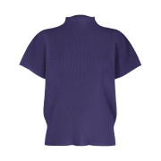 (W) Pleats Please Issey Miyake Mist July Top Dark Blue