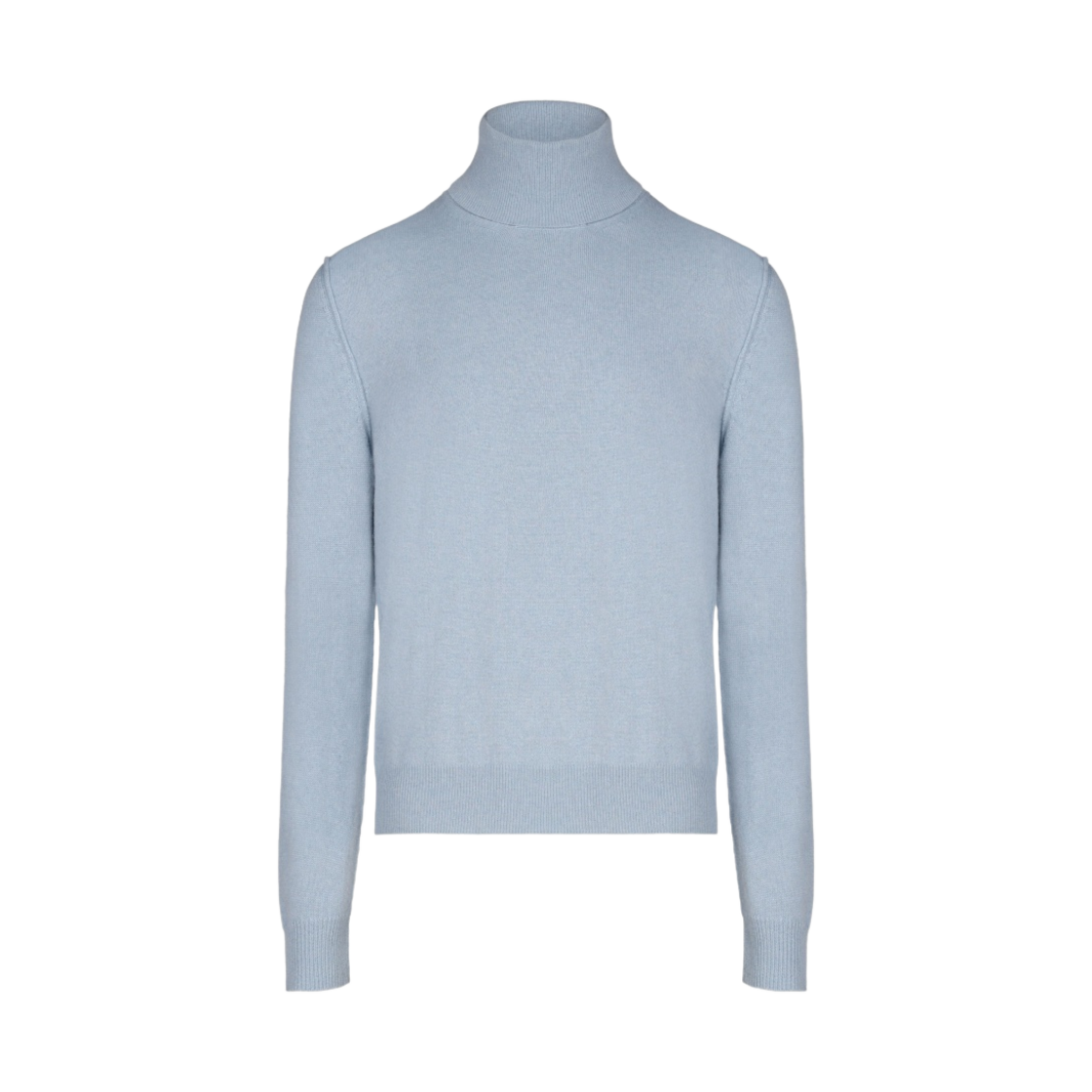 메종 마르지엘라 하이넥 캐시미어 스웨터 페일 블루(Maison Margiela High-Neck Cashmere Sweater Pale Blue) - 1