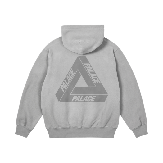 Palace Polartec Lazer Zip Hood Concrete Grey - 24FW