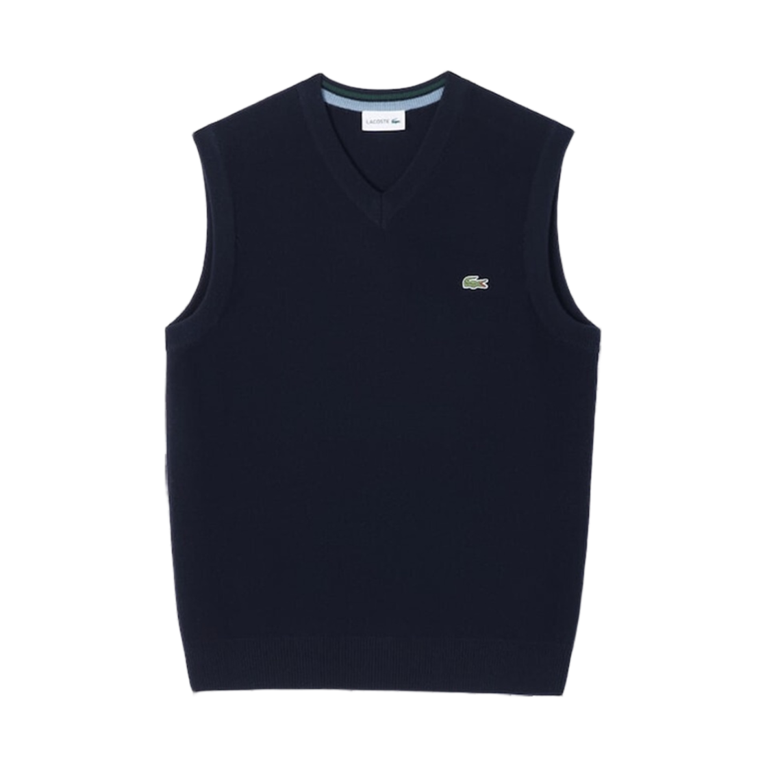 라코스테 브이넥 풀오버 베스트 네이비 블루(Lacoste V-Neck Pullover Vest Navy Blue) - 1