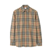 Burberry Check Cotton Shirt Archive Beige
