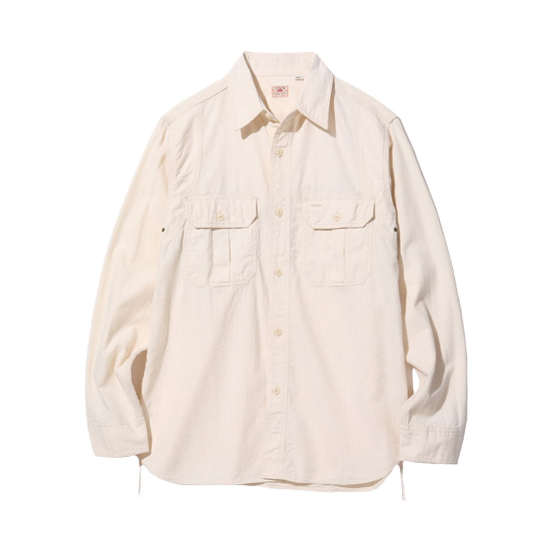 슈가 케인 5온즈 샴브레이 더블 숄더 워크 셔츠 오프화이트(Sugar Cane 5 oz. Chambray Double Shoulder Work Shirt Off White)