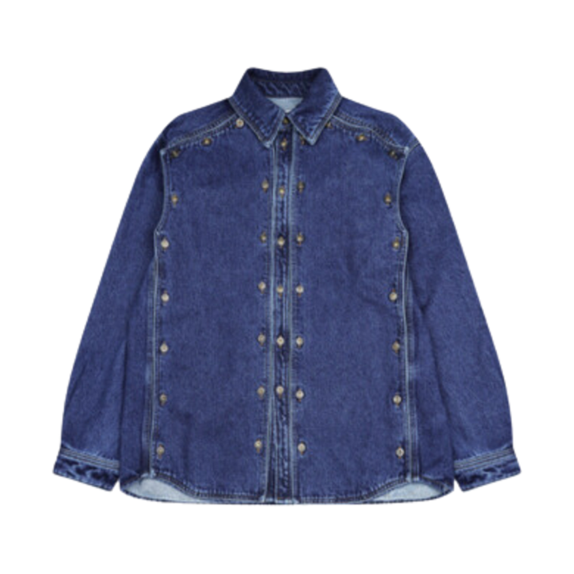 와이프로젝트 패널 데님 셔츠 네이비 - 22FW(Y/Project Panelles Denim Shirt Navy - 22FW)
