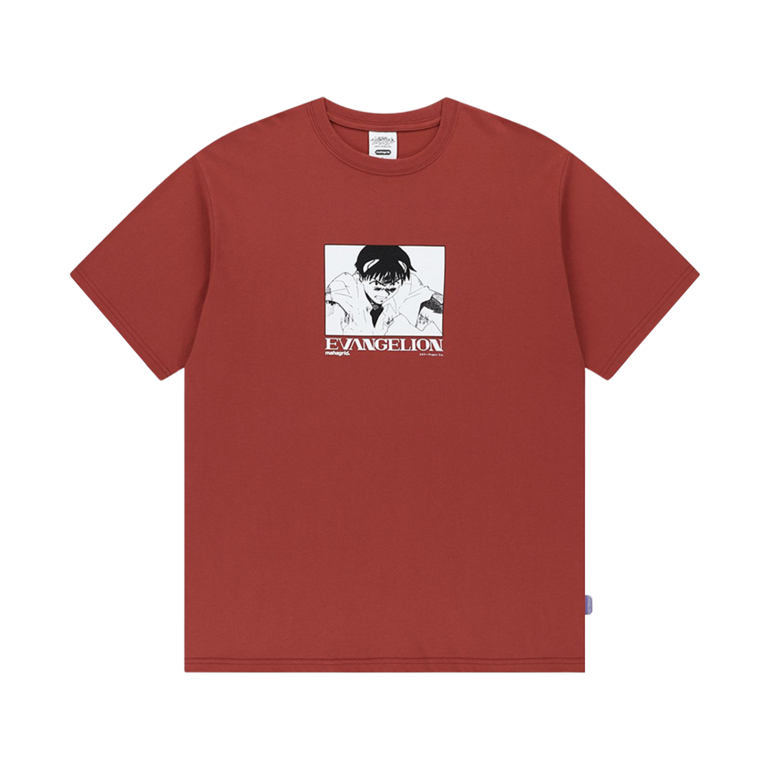 마하그리드 x 에반게리온 이머전시 티셔츠 레드(Mahagrid x Evangelion Emergency T-Shirt Red)