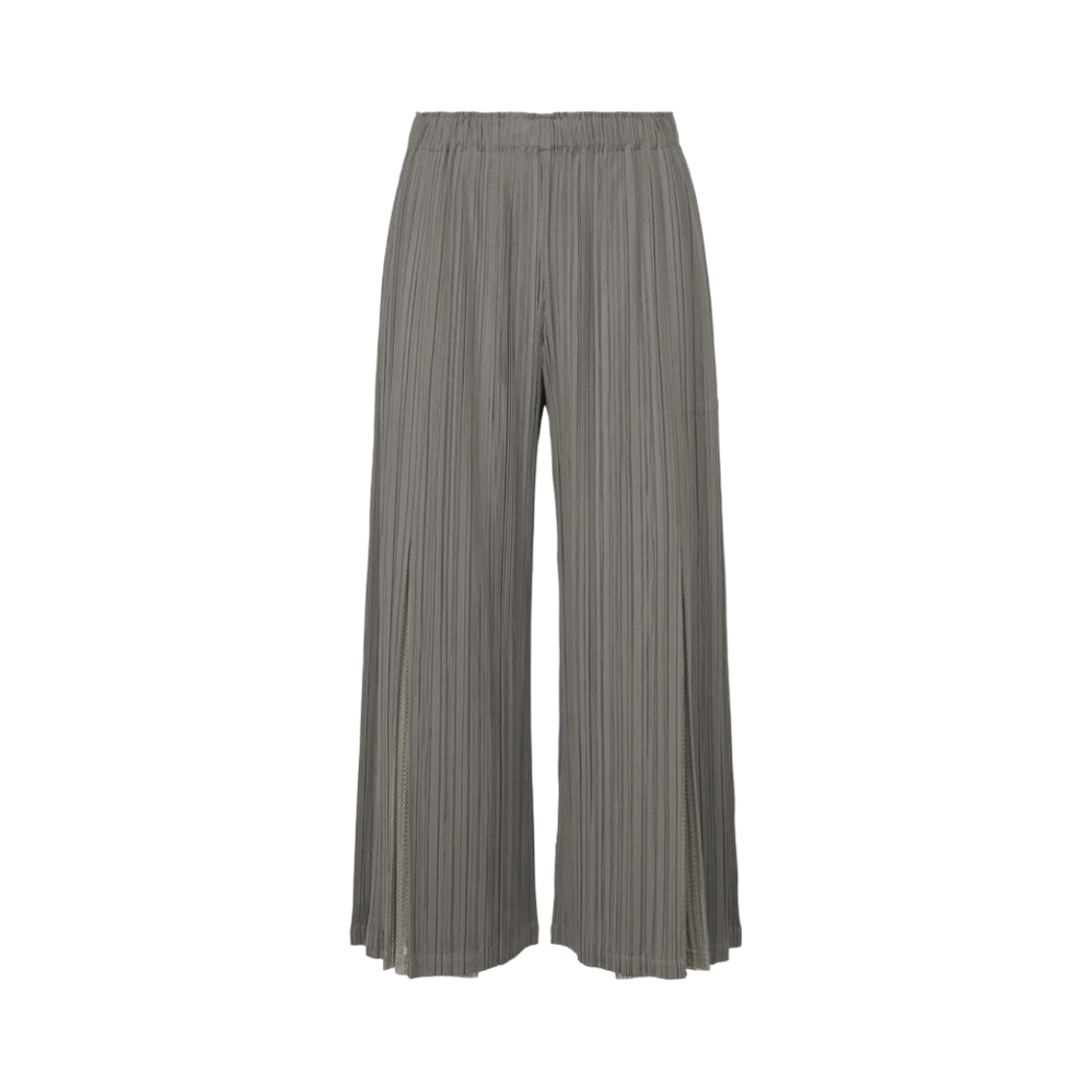 (W) 플리츠 플리즈 이세이 미야케 플릭 팬츠 그레이((W) Pleats Please Issey Miyake Flick Pants Grey) - 1