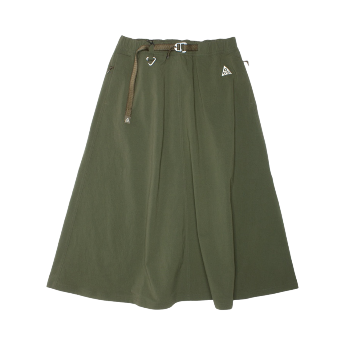 (W) 나이키 ACG 하이 웨이스트 트레일 스커트 카고 카키 - 아시아((W) Nike ACG High Waisted Trail Skirt Cargo Khaki - Asia) - 1