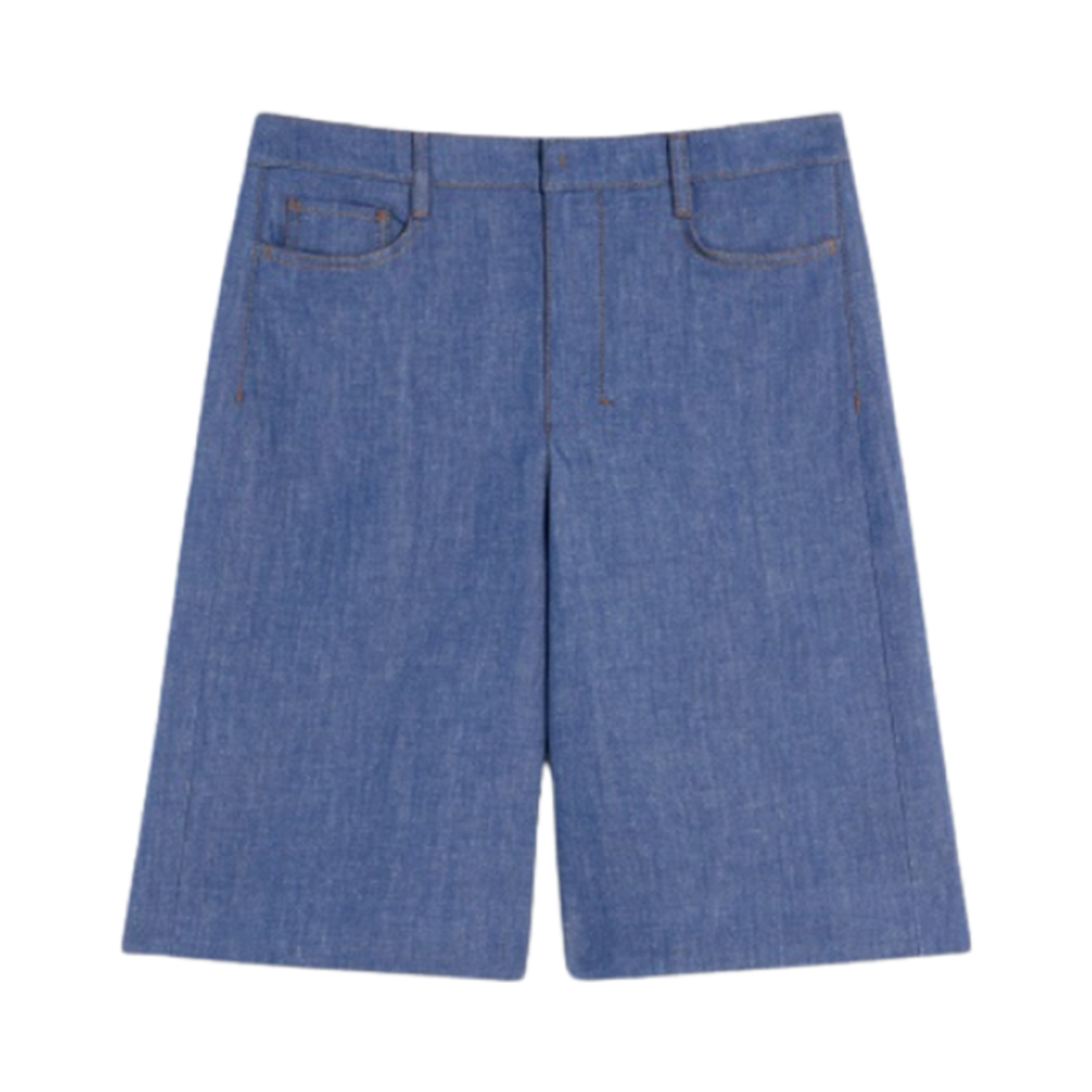 ERIC-001 (W) S Max Mara Eric Cotton Shorts Blue Jeans
