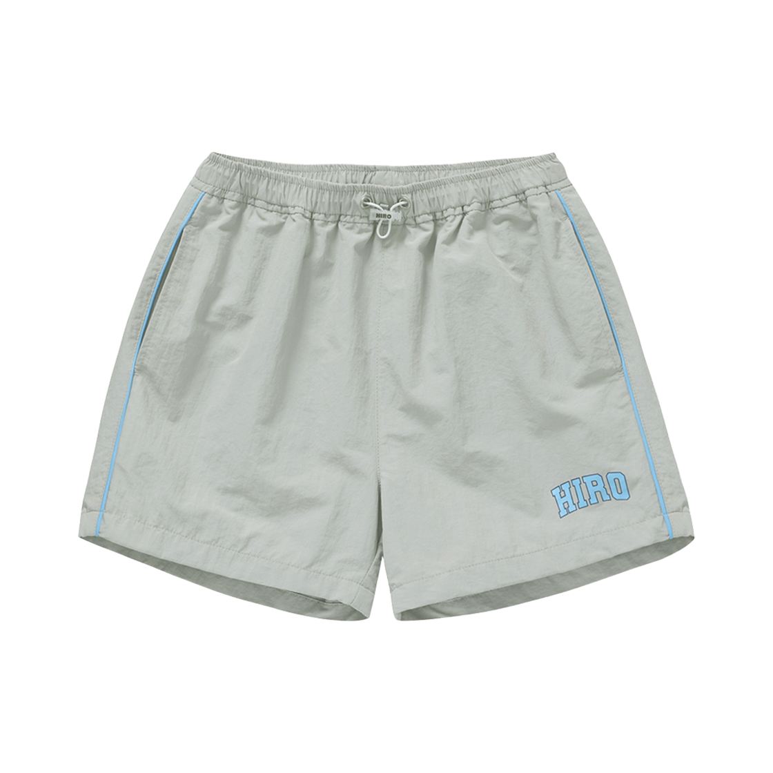 - (Kids) Hiro Campus Chemical-Fiber Fabric Shorts Grey