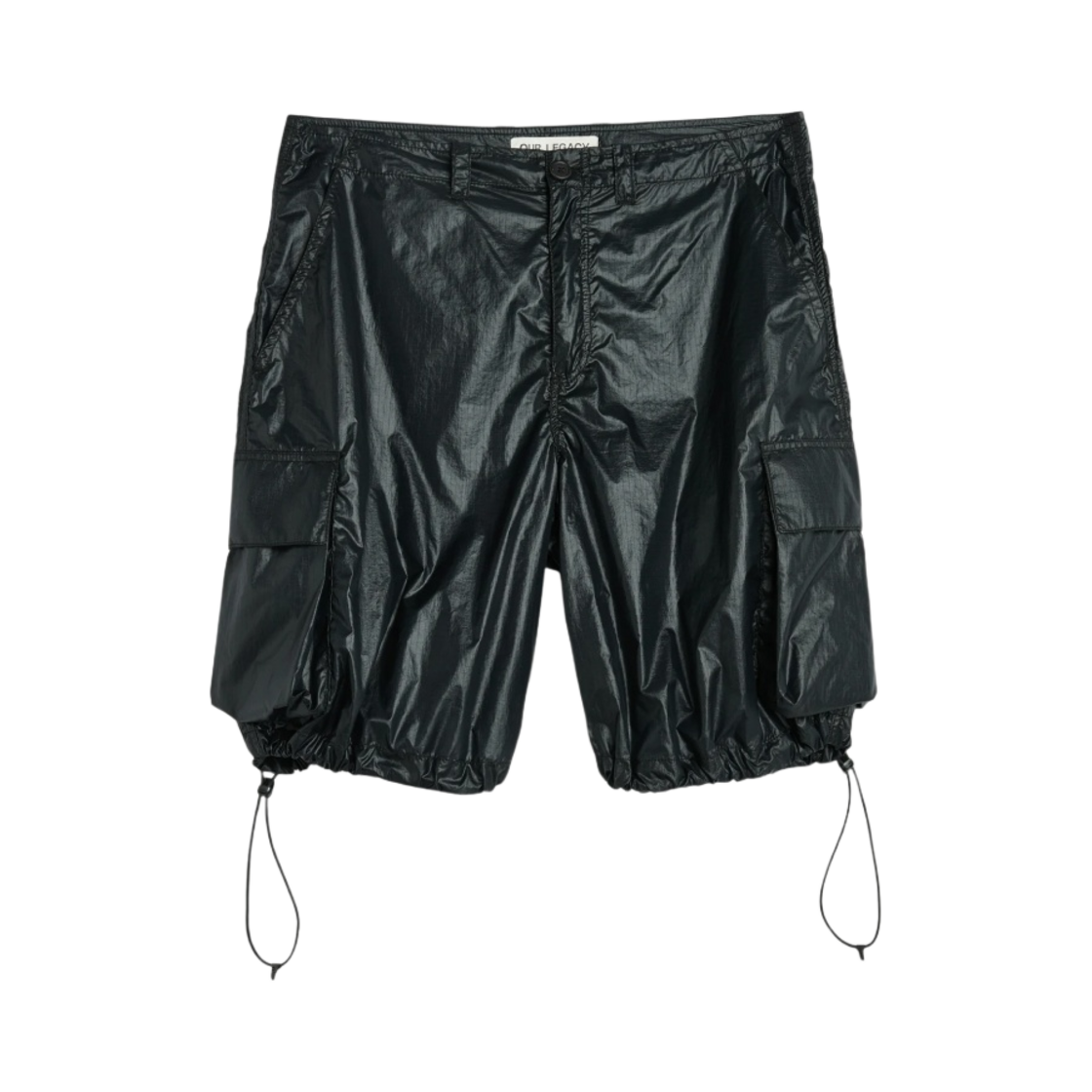 아워레가시 마운트 쇼츠 블랙 테크 친츠 립스탑(Our Legacy Mount Shorts Black Tech Chintz Ripstop) - 1