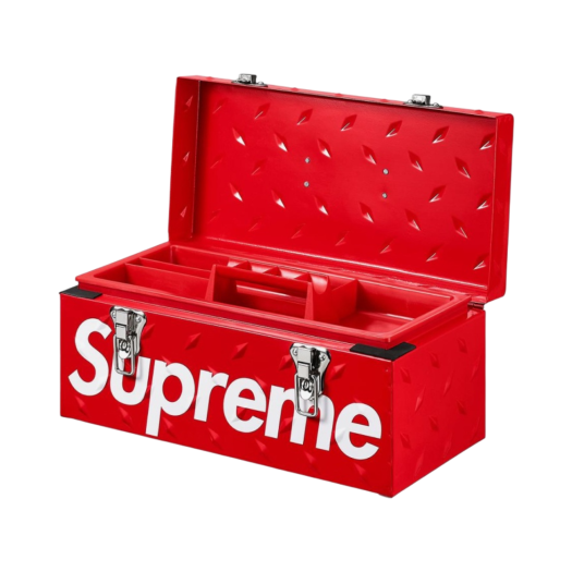 Supreme Diamond Plate Tool Box Red - 18FW