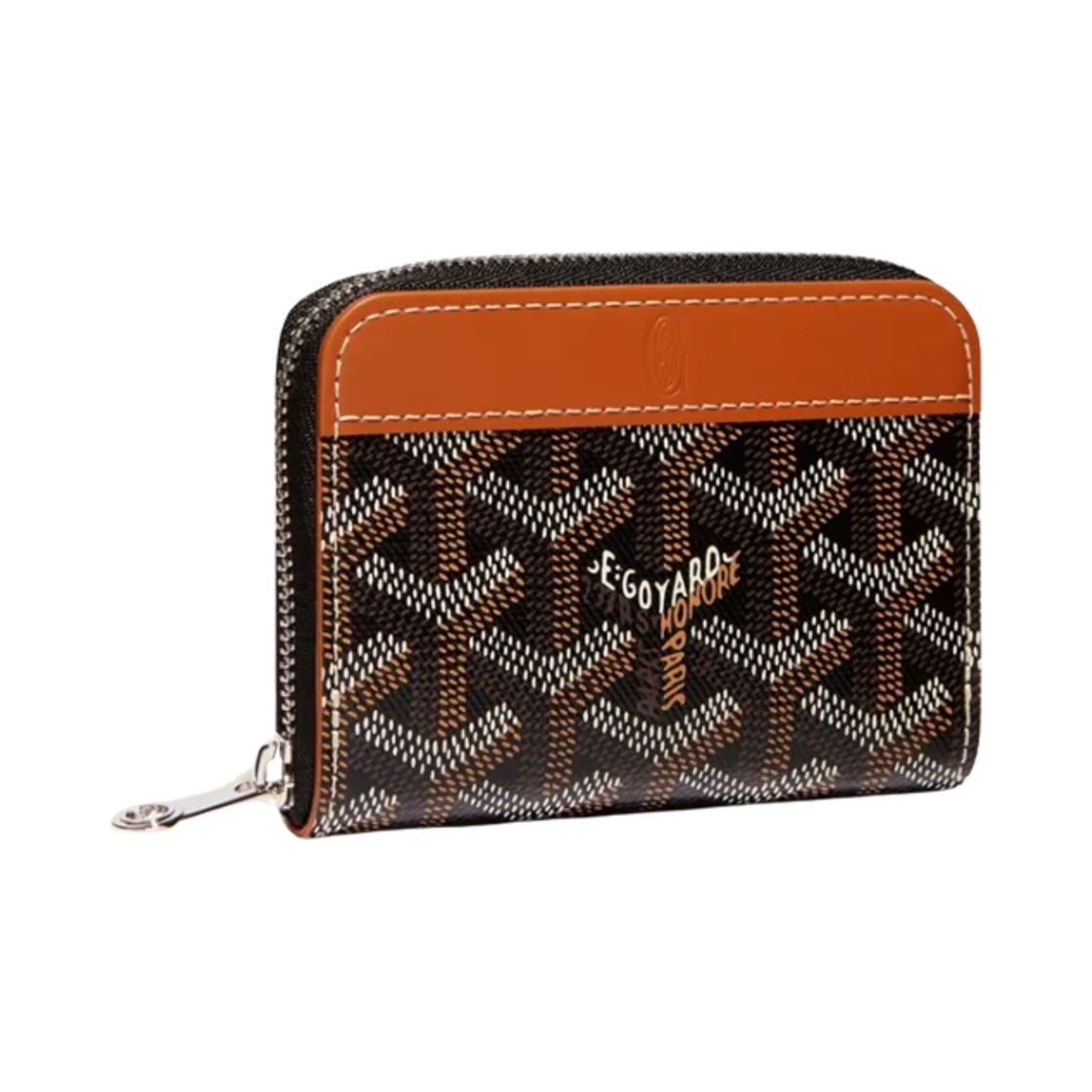 고야드 마티뇽 미니 지갑 블랙 탄(Goyard Matignon Mini Wallet Black Tan)