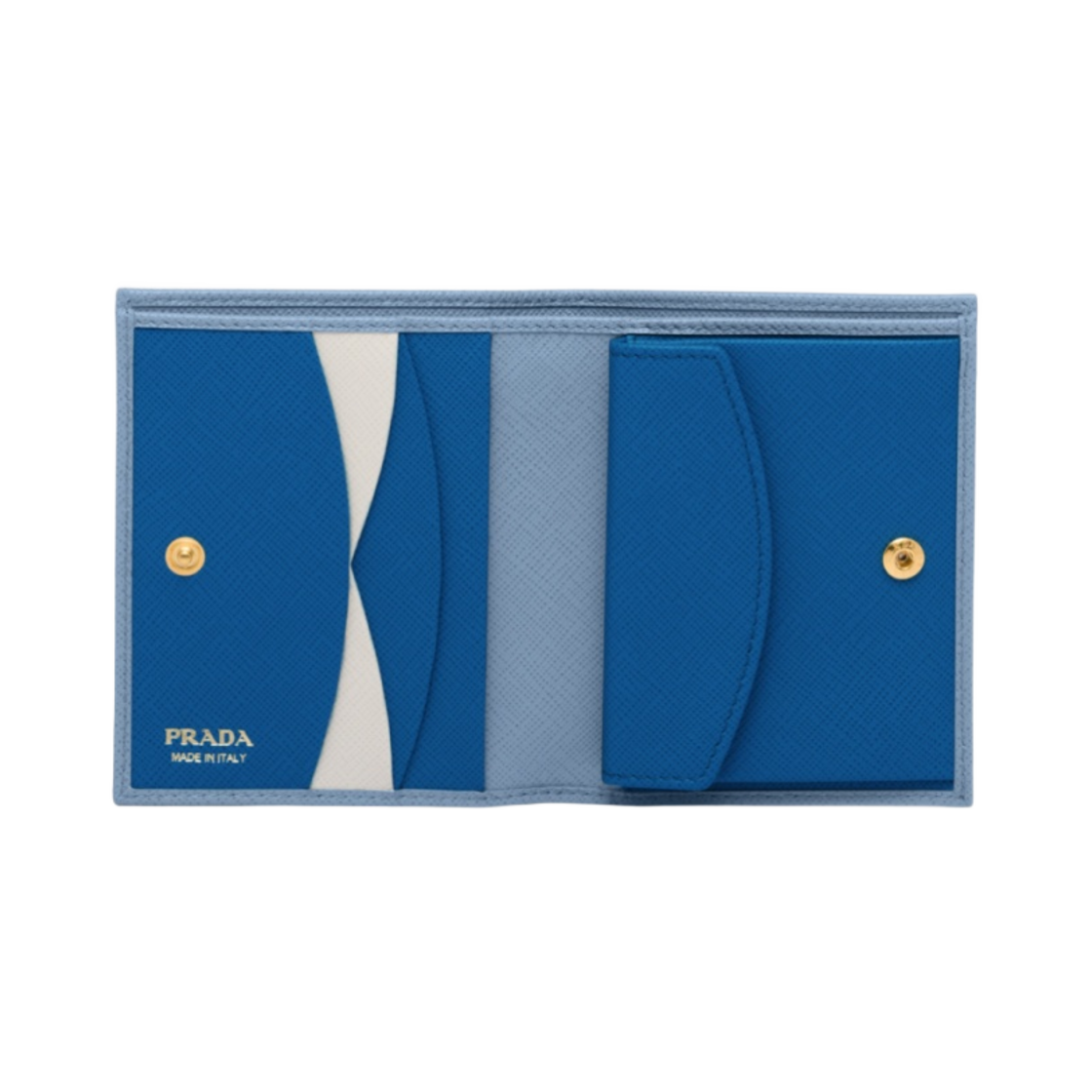 프라다 스몰 사피아노 레더 월렛 셀레스티얼 혼다(Prada Small Saffiano Leather Wallet Celestial Honda) - 2