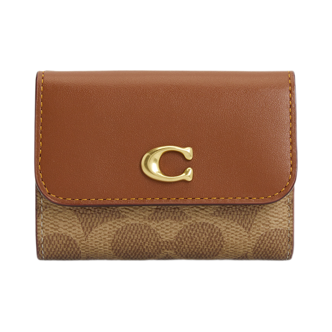 CAN48-B4XHG Coach Essential Short Wallet Caramel