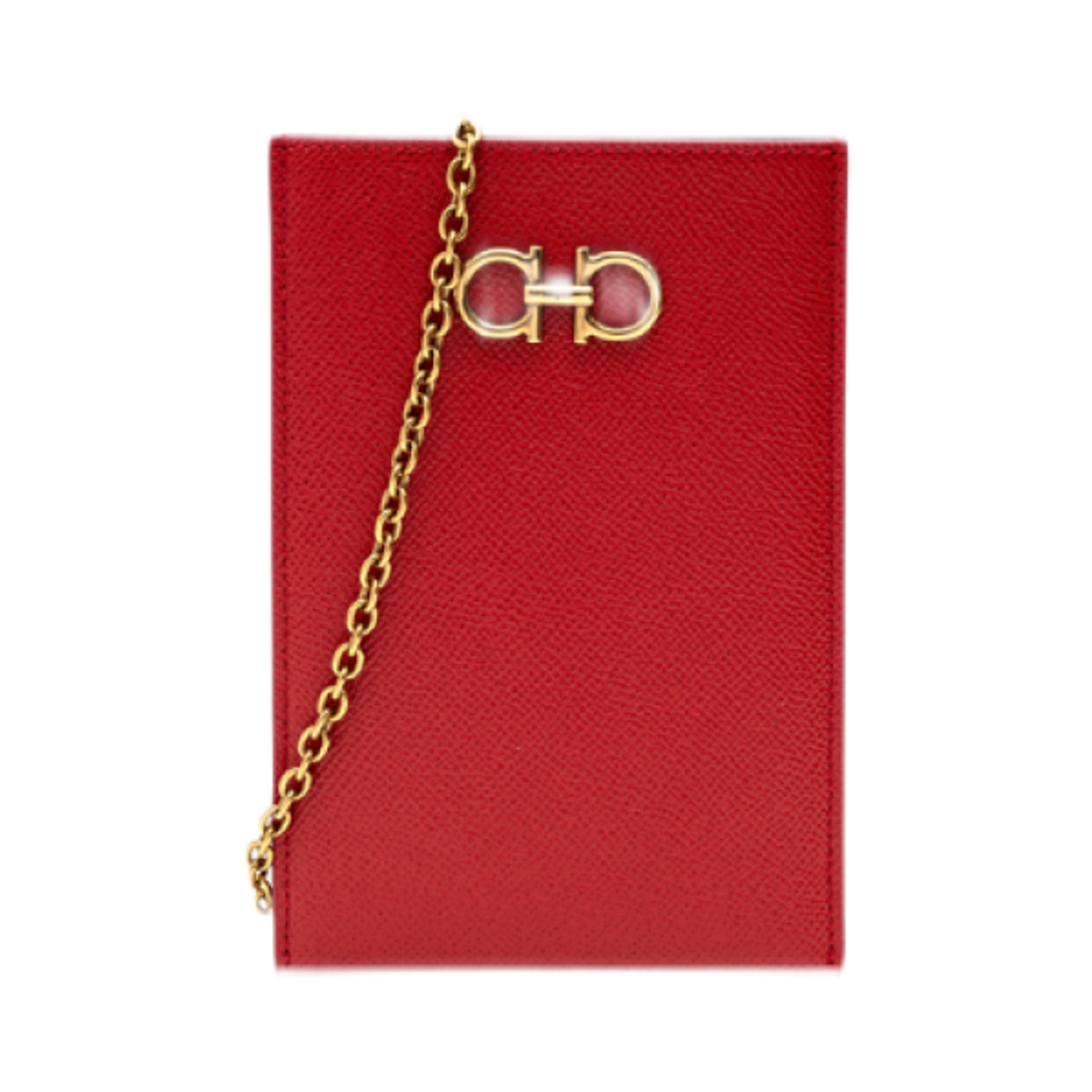 22E016-746657 Ferragamo Gancini Smartphone Case Lipstick Red