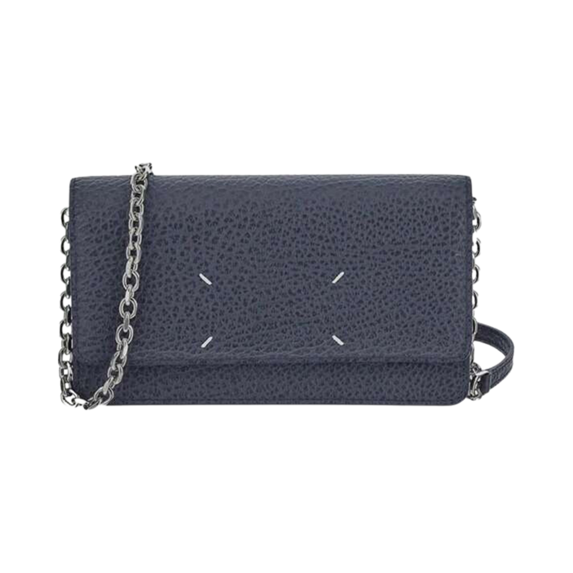 SA3UI0008P4455T6313 Maison Margiela Leather Fold Over Bag Pewter