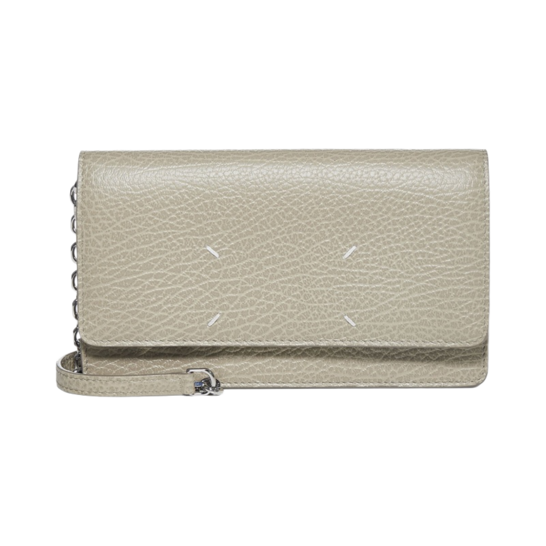 메종 마르지엘라 라지 보빈 레더 스티치 체인 지갑 블리치(Maison Margiela Large Bovine Leather Stitch Chain Wallet Bleach) - 1