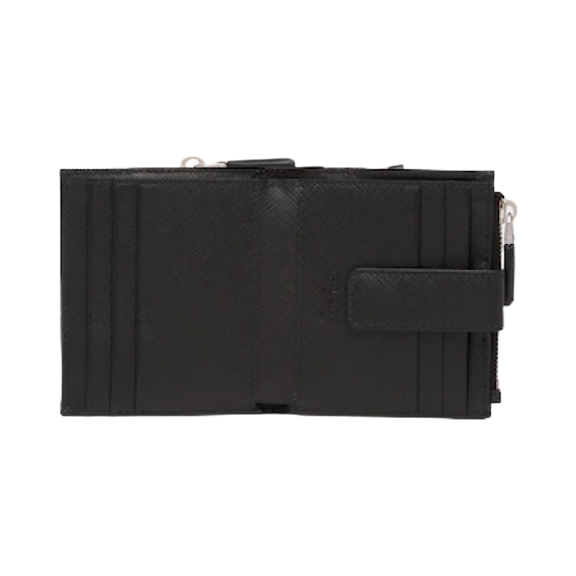 프라다 사피아노 레더 카드 홀더 블랙(Prada Saffiano Leather Card Holder Black) - 3