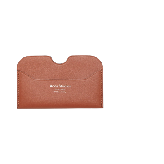 CG0107-ADS Acne Studios Elmas Card Holder Almond Brown