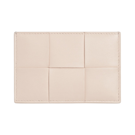 Bottega Veneta Credit Card Case Lambskin & Calfskin Melon Washed