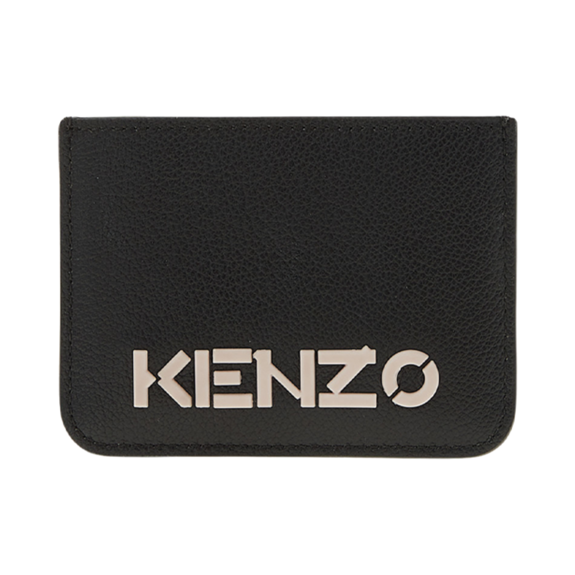 FC52PM300L25-32 Kenzo Logo Leather Card Case Black