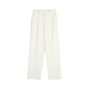 Haveless Women Front Point Trousers Creme