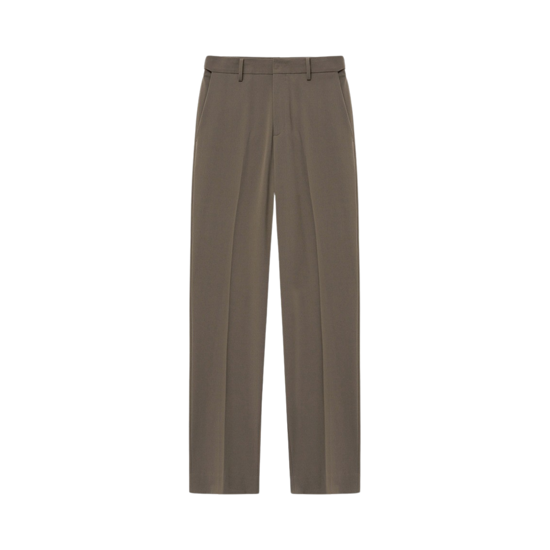 TNPA4F100I3 TNGT No-Cut Tapered Hidden Banding No Tuck Washable Slacks Beige