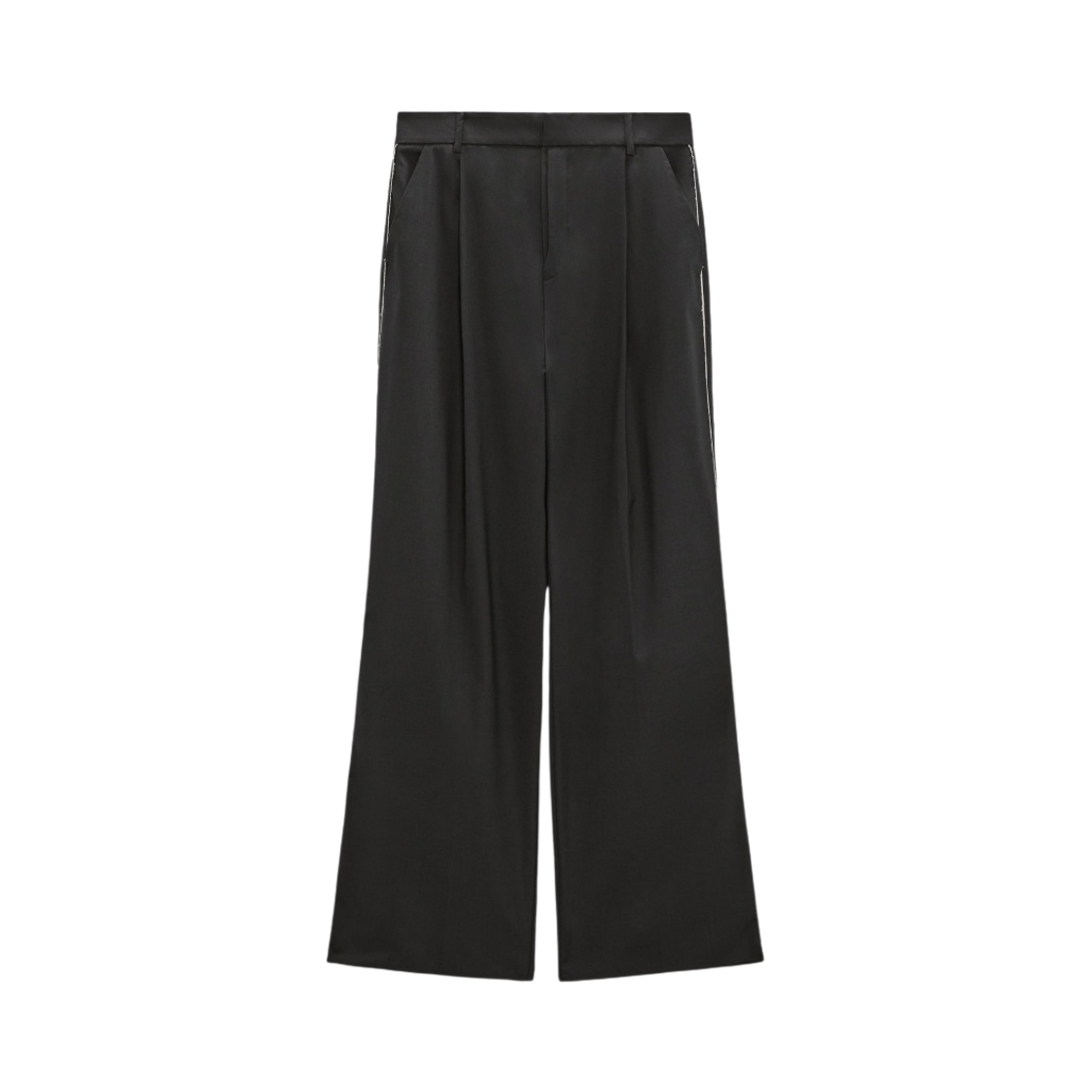 (W) 자라 풀 렝스 매스큘린 트라우저 블루 그레이((W) Zara Full Length Masculine Trousers Blue Grey) - 1